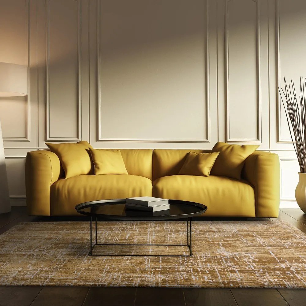 Koberec v horčicovej farbe 240x340 cm Kuza – Asiatic Carpets