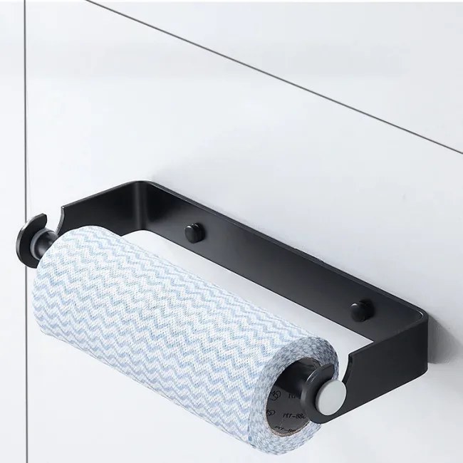 Držiak na kuchynské utierky DOGER čierny