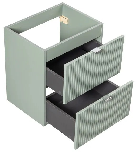 Umývadlová skrinka Line Reed Green D 82-50-2S