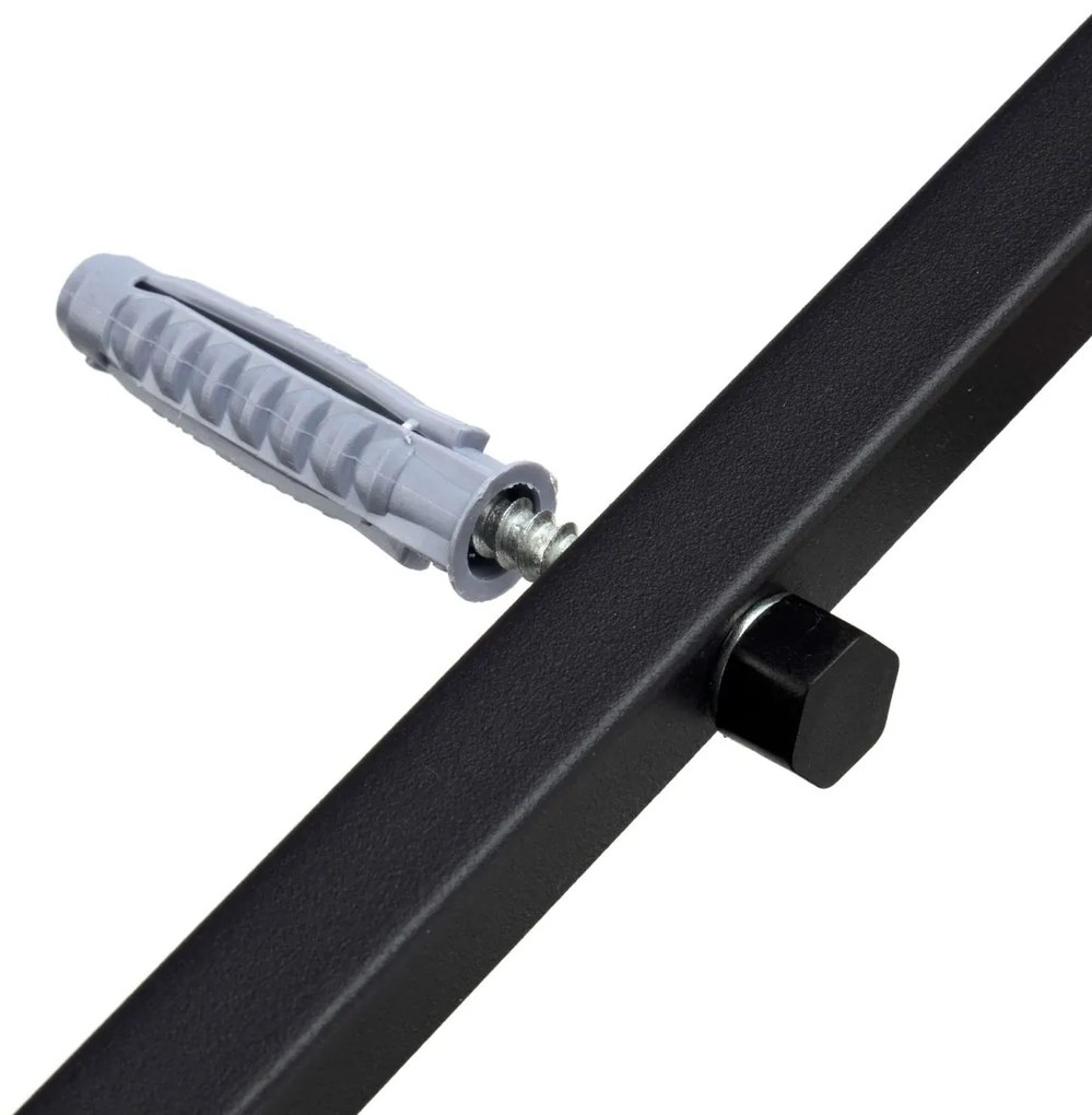 Stojan na kvety JOSE RUSTIC čierny/dub