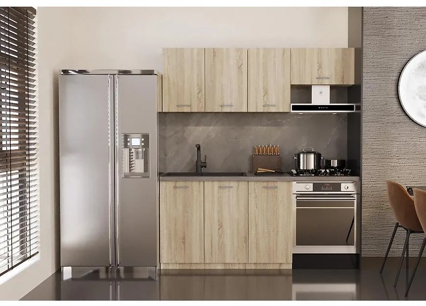 Kuchynská linka Ewa 180 dub sonoma