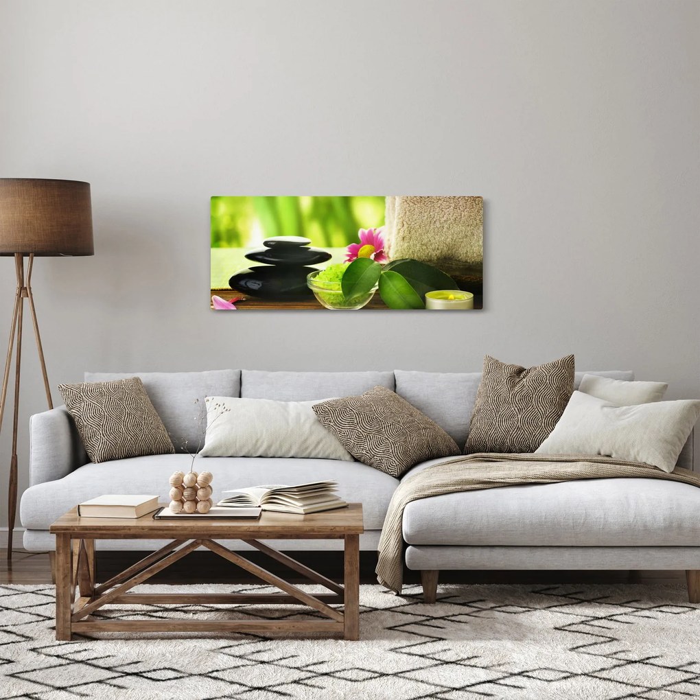 Obraz masážnych pomôcok (120x50 cm)