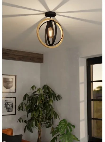 Eglo 43736 - Stropné svietidlo BASILDON 1xE27/40W/230V