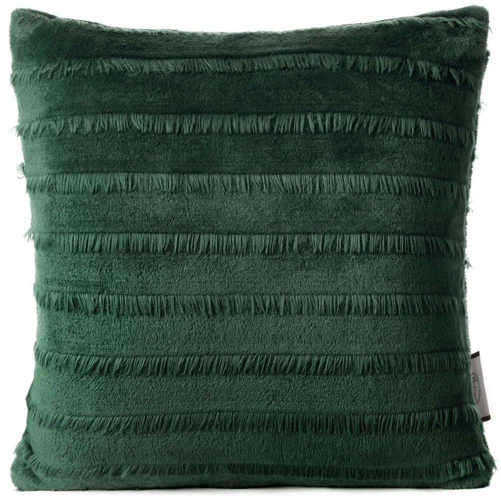 DEKORAČNÁ OBLIEČKA NA VANKÚŠ EMI 40X40 TMAVOZELENÁ