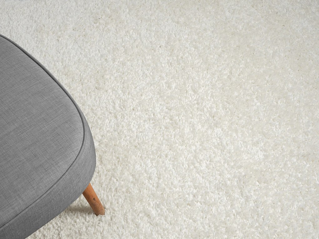 My Flair, Kusový koberec My Shaggy creme, 60x90, biela, chodba / predsieň