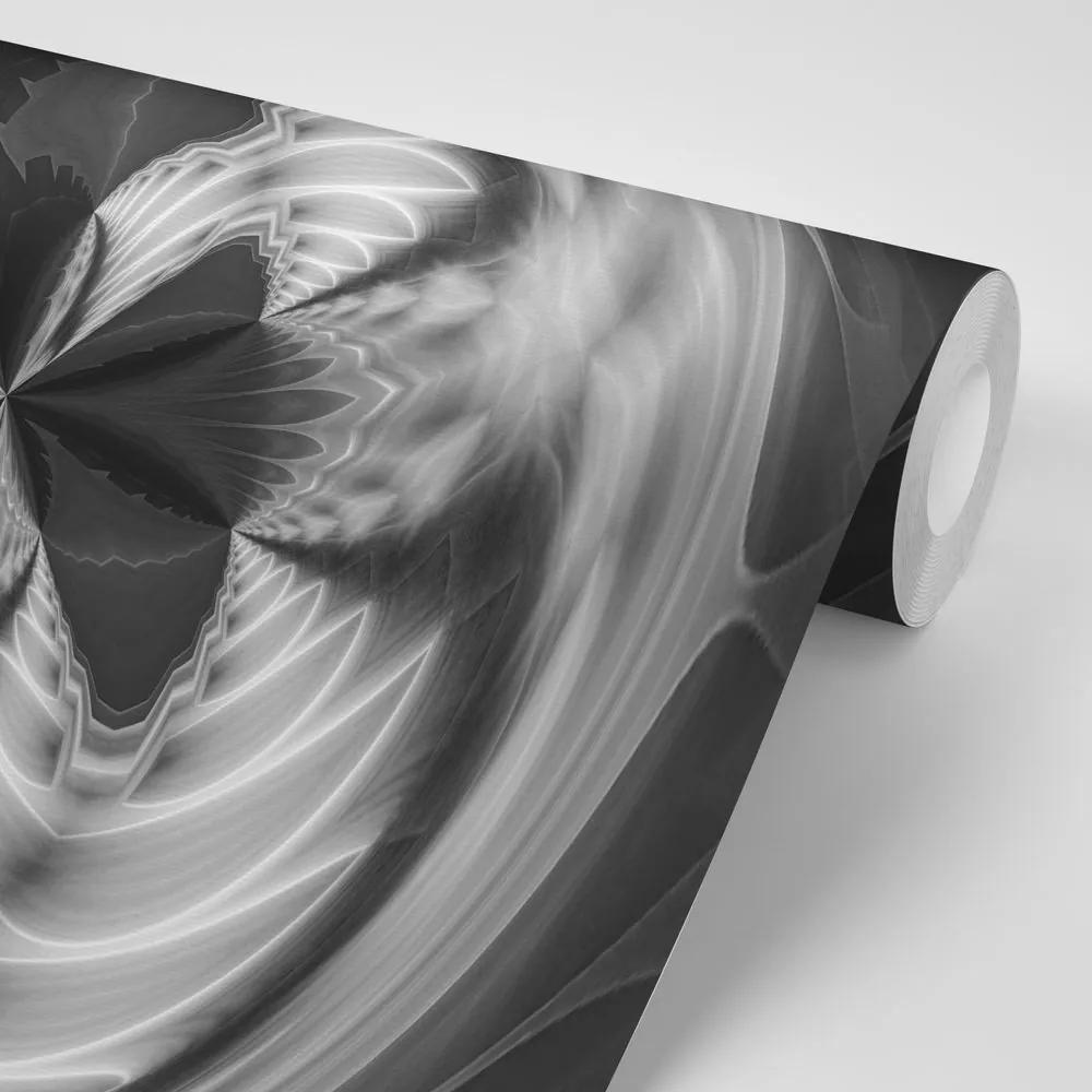 Samolepiaca tapeta umelecká abstrakcia v čiernobielom - 150x100
