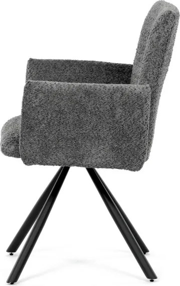 Jedálenská stolička sivá DCH-W1117 GREY2