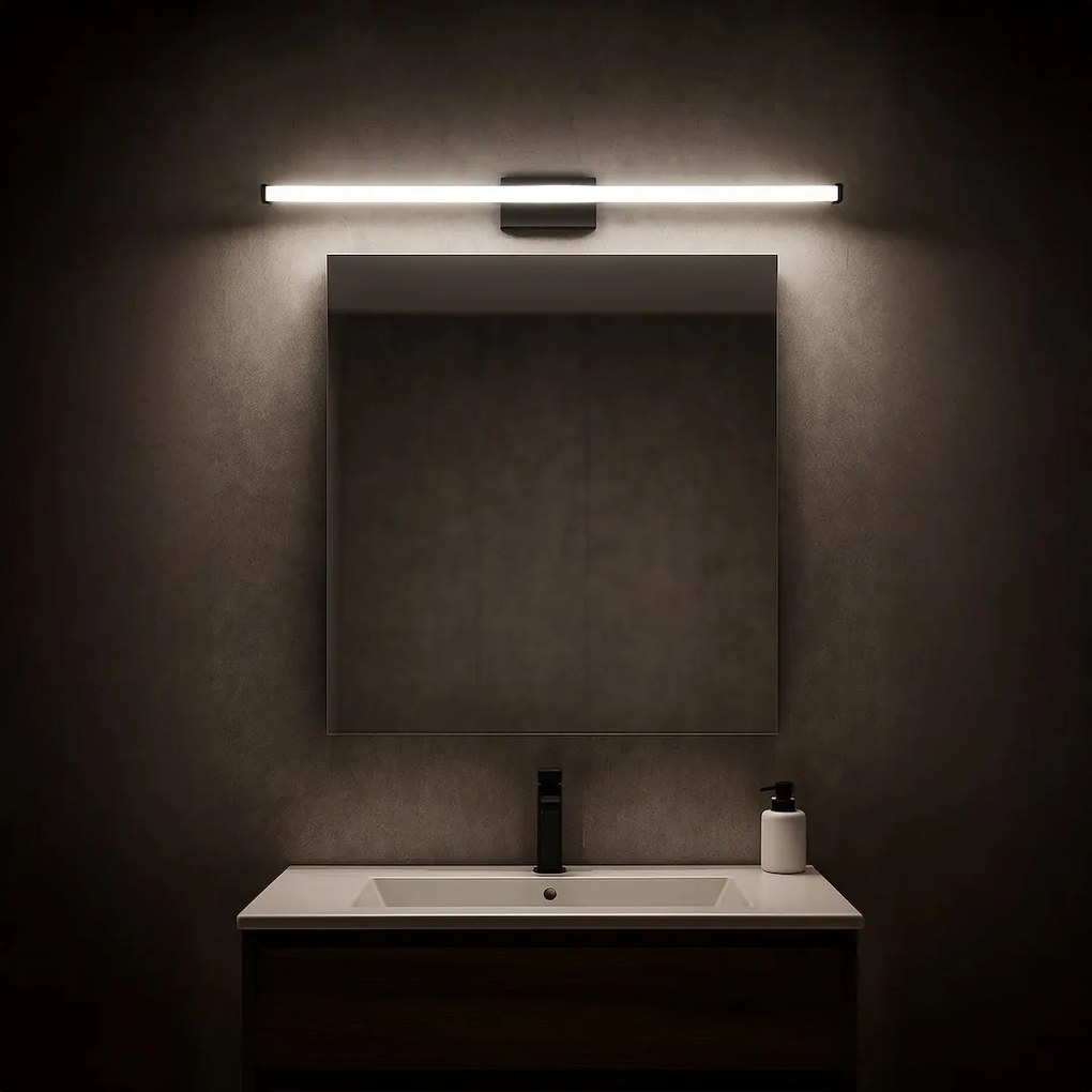 Nástenné LED svietidlo Mirore, 1x LED 10w, 4000k, (fi 60cm), b