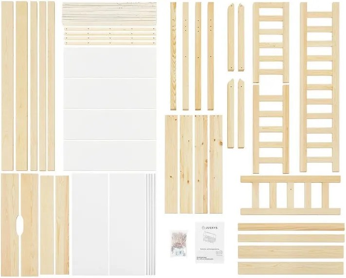 Detská posteľ 80 × 160 cm s úložným priestorom