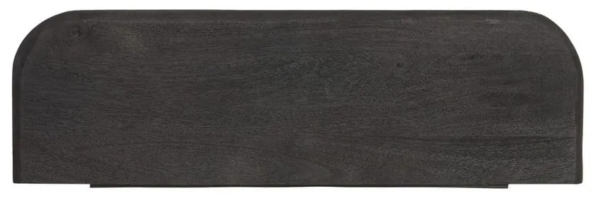 Čierna polica z mangového dreva 50 cm Tarontu – Light & Living