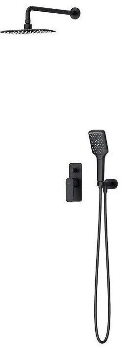 Cersanit S952-031 - Sprchová sada s podomietkovou batériou LARGA čierna
