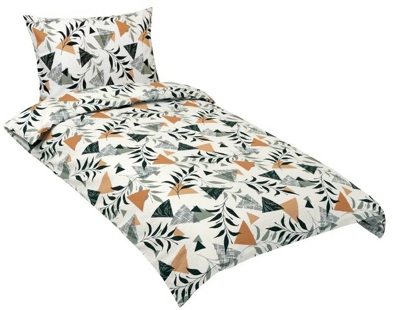 Bellatex Krepová posteľná bielizeň Garden , 140 x220 cm, 70 x 90 cm, 140 x 220 cm, 70 x 90 cm