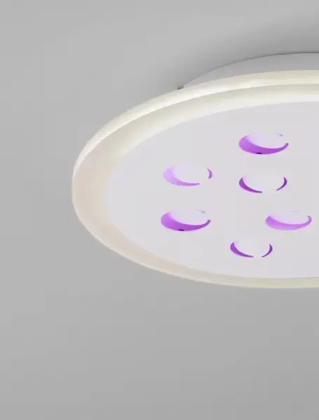 Moderné stropné svietidlo Astraeus RGB 30 s diaľkovým ovládaním