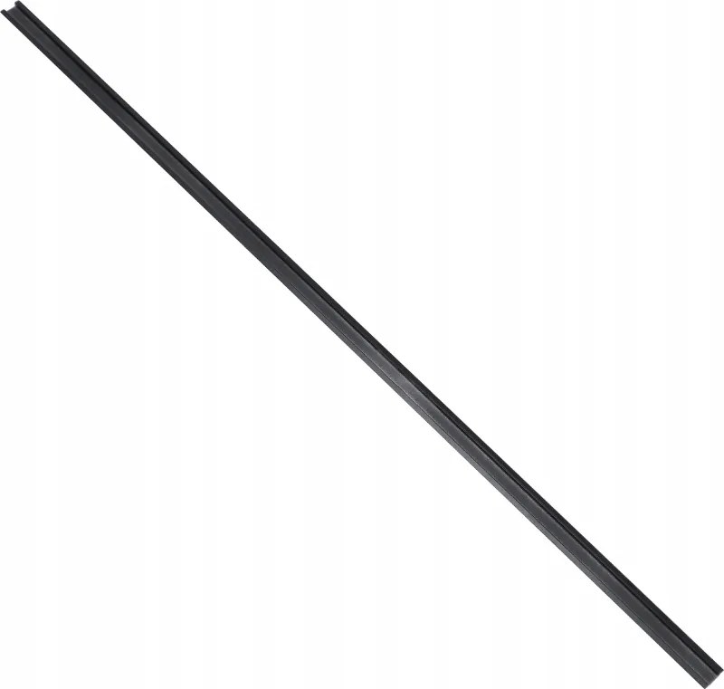 BERGE LED hliníkový profil zapustený 2m čierny - sada