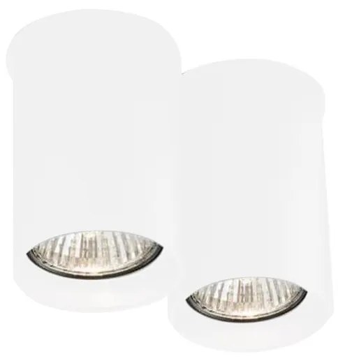 Shilo 7011 - Bodové svietidlo ARIDA 2xGU10/15W/230V 9 cm biela