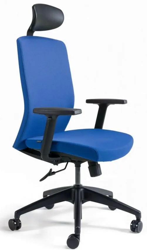 OFFICE PRO bestuhl Kancelárska stolička J2 ECO BLACK SP modrá