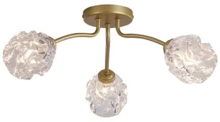 Searchlight 11523-3GO - Prisadený luster ASTRAL 3xG9/33W/230V zlatý