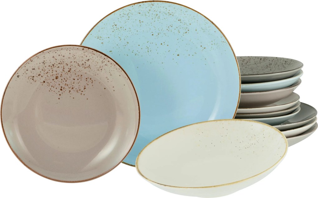 XXXLutz KOMBINOVANÝ SERVIS NATURE COLLECTION NORDIC STYLE 12-dielne Creatable - Online Only bytové doplnky - 007768093702
