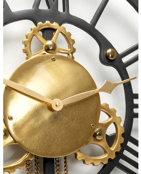 Clockwork nástenné hodiny 126x46 cm