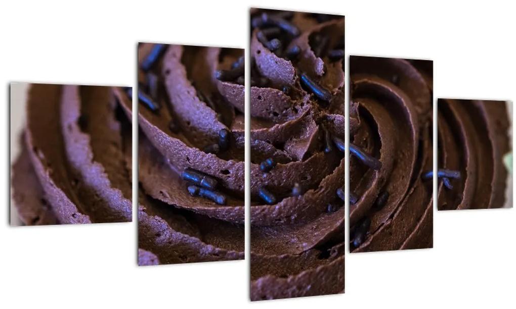 Obraz - Čokoládový Cupcake (125x70 cm), 40 ďalších rozmerov