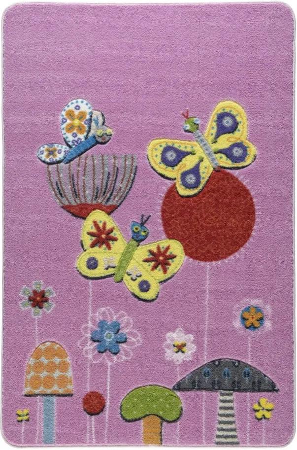 Detský koberec Confetti Butterfly Efect, 133 × 190 cm