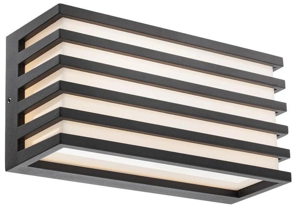 Redo 90639-LED Vonkajšie nástenné svietidlo BLAZE LED/12W/230V 3000K IP54 antracit