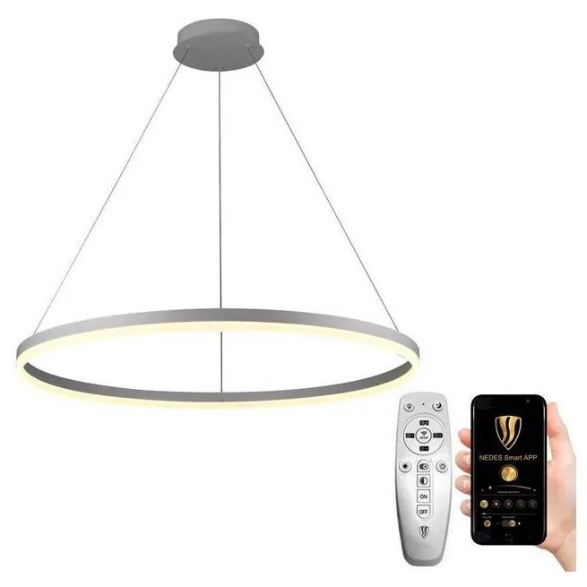 NEDES LED Stmievateľný luster na lanku LED/55W/230V 3000-6500K + diaľkové ovládanie ND3442