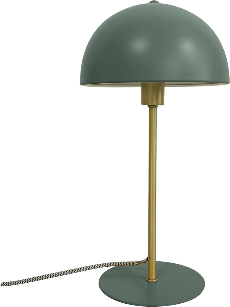 LEITMOTIV Stolná zelená lampa Bonnet 20 × 20 × 39 cm