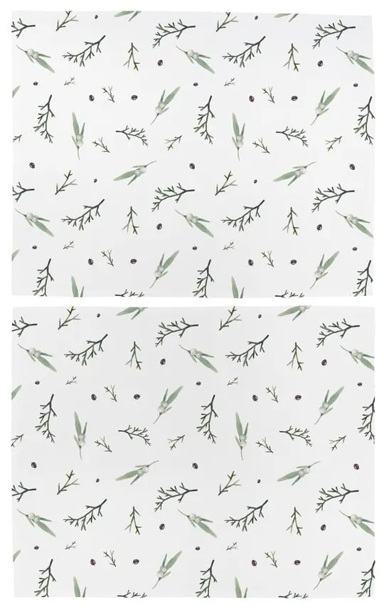 Vianočné látkové prestieranie 2 ks 35x45 cm Delicate Green – Butter Kings