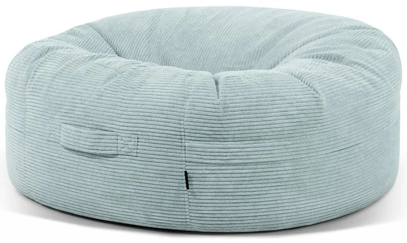 Menčestrový sedací vak v mentolovej farbe Roll 135 – SLOWDOWN