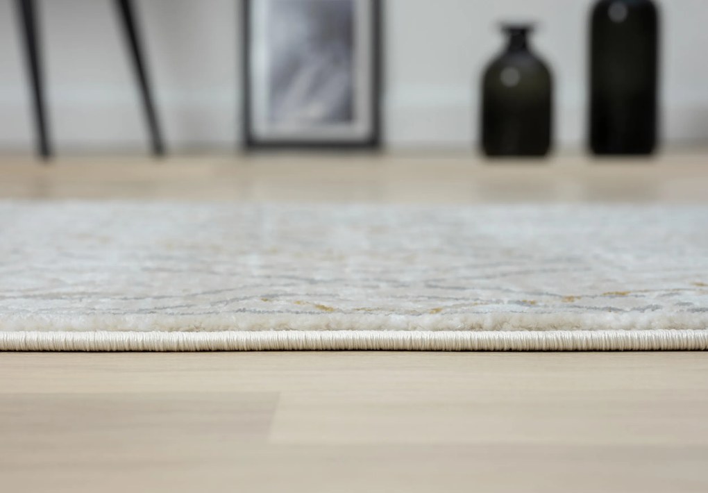My Flair, Kusový koberec My Floor creme, 200x290, šedá, chodba / predsieň