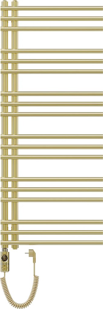 Mexen Neptun, elektrické vykurovacie teleso 1200 x 500 mm, 600 W, zlatá lesklá, W101-1200-500-2600-50