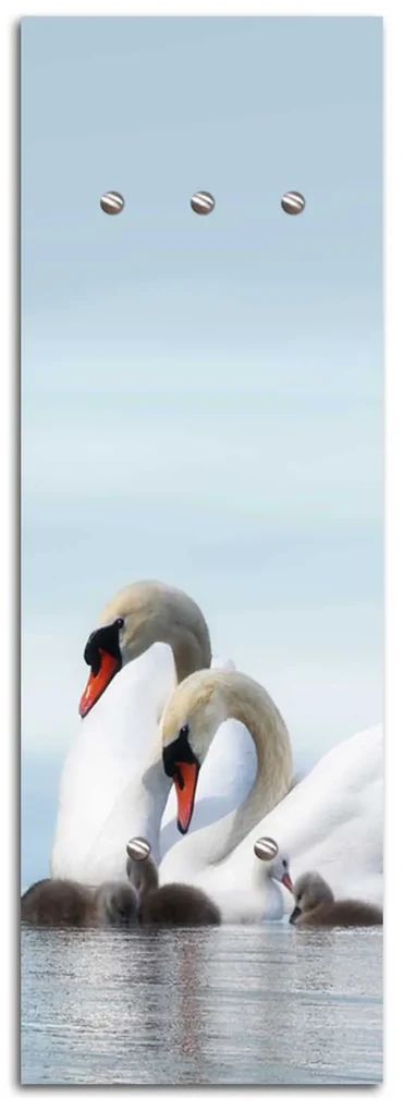 Gario Vešiak na stenu Labute Rozmery: 30 x 90 cm