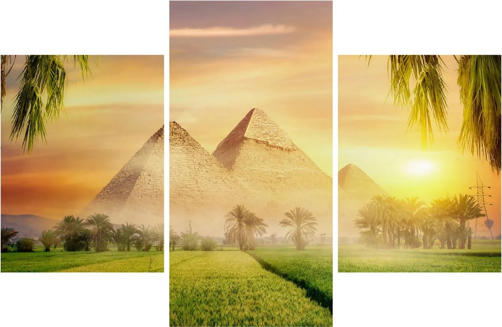 Obraz - Pyramídy (90x60 cm)