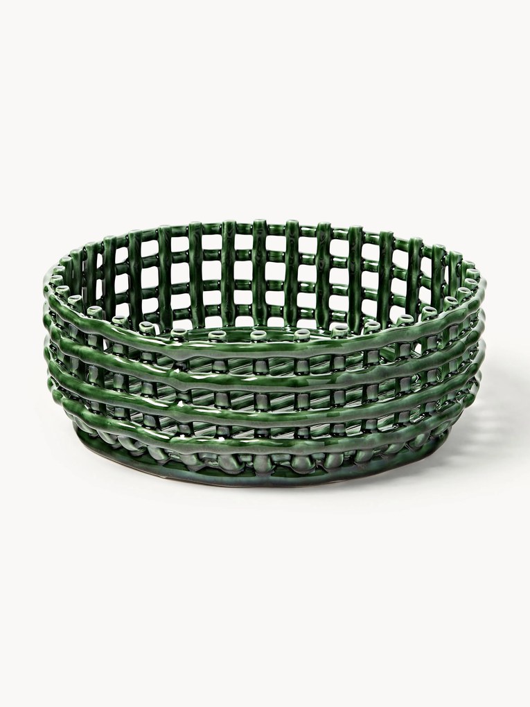 Ručne vyrobený keramický dekoračný kôš Centrepiece