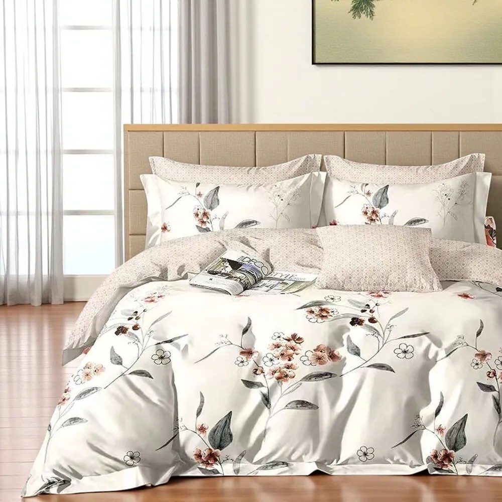 Mikroplyš obliečky Homa MALENA NOSTALGIA 7-dielna sada 140x200 cm