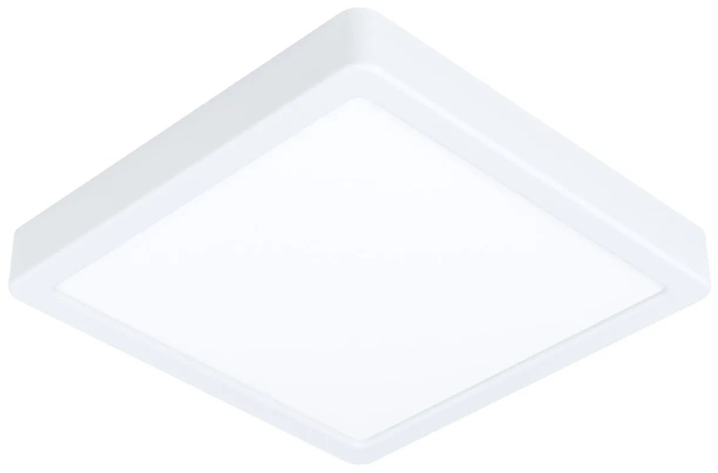 EGLO LED prisadené osvetlenie FUEVA 5, 16,5W, teplá biela, 21x21cm, hranaté, biele