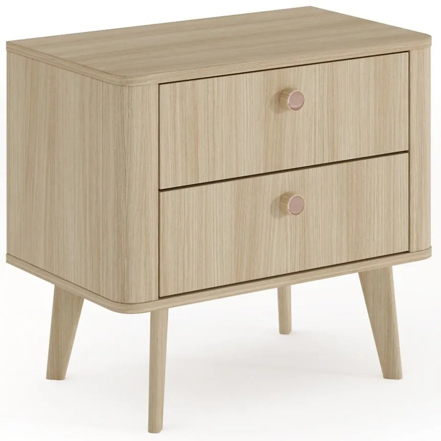 Nočný stolík Viki E 2s Dub Barista