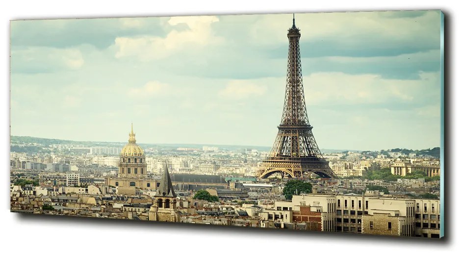 Fotoobraz na skle Eiffelova veža Paríž cz-obglass-125x50-120415657