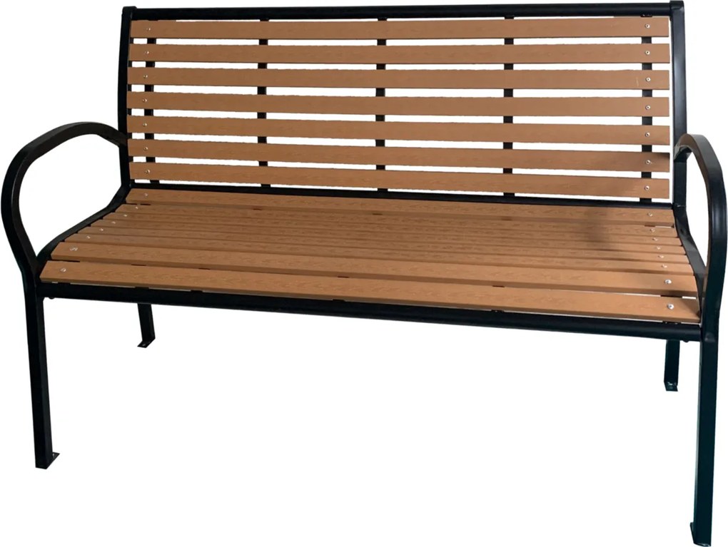 Garden Line ZÁHRADNÁ LAVICA 125 x 60 x 80 CM HNEDÁ *0865