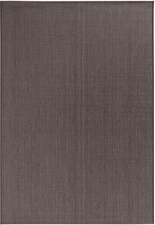 Sivočierny koberec vhodný aj do exteriéru Match, 120 × 170 cm