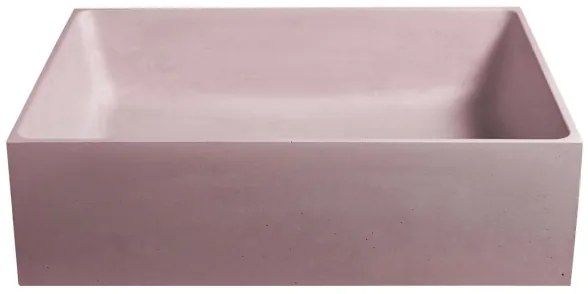 Sapho - Umývadlo na dosku 47,5x36,5 cm betón/ružová