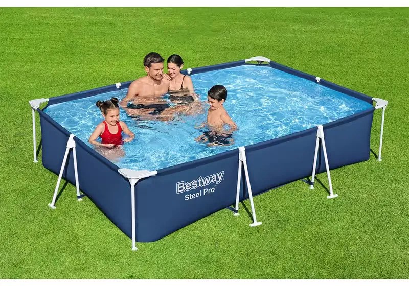 Rámový bazén s filtráciou a rebríkom, 300x201x66cm | Bestway