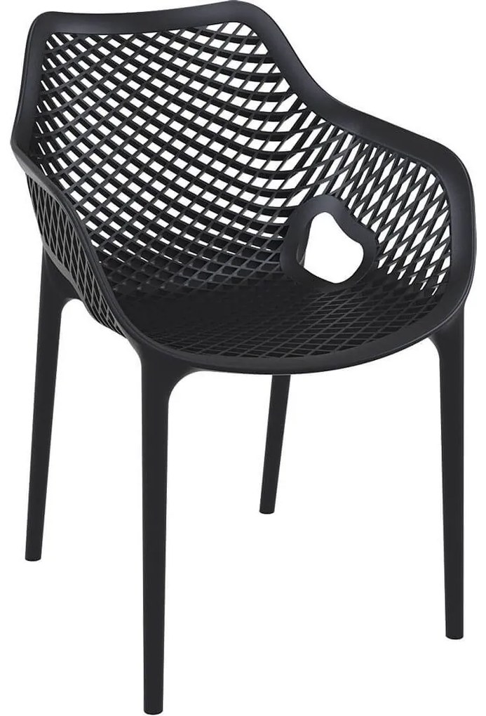AIR XL záhradná stolička black