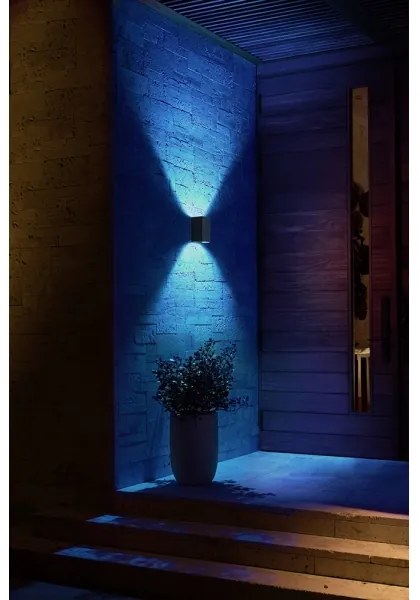 Philips 17464/30/P7 - LED RGB Vonkajšie svietidlo Hue RESONATE 2xLED/8W/230V IP44