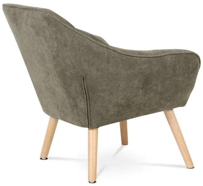 BONTEC Kreslo, sivá látka, AK-321 GREY2 Farba: Šedá