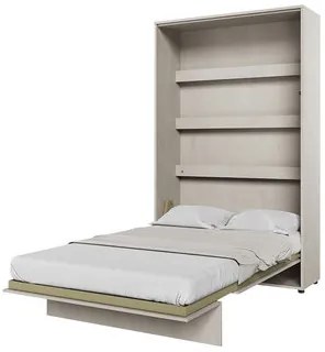 Sklápacia posteľ Concept Junior - vertikálna, Farby: Silk Flou, Osvetlenie: osvetlenie LED, Rozmer postele: 90x200