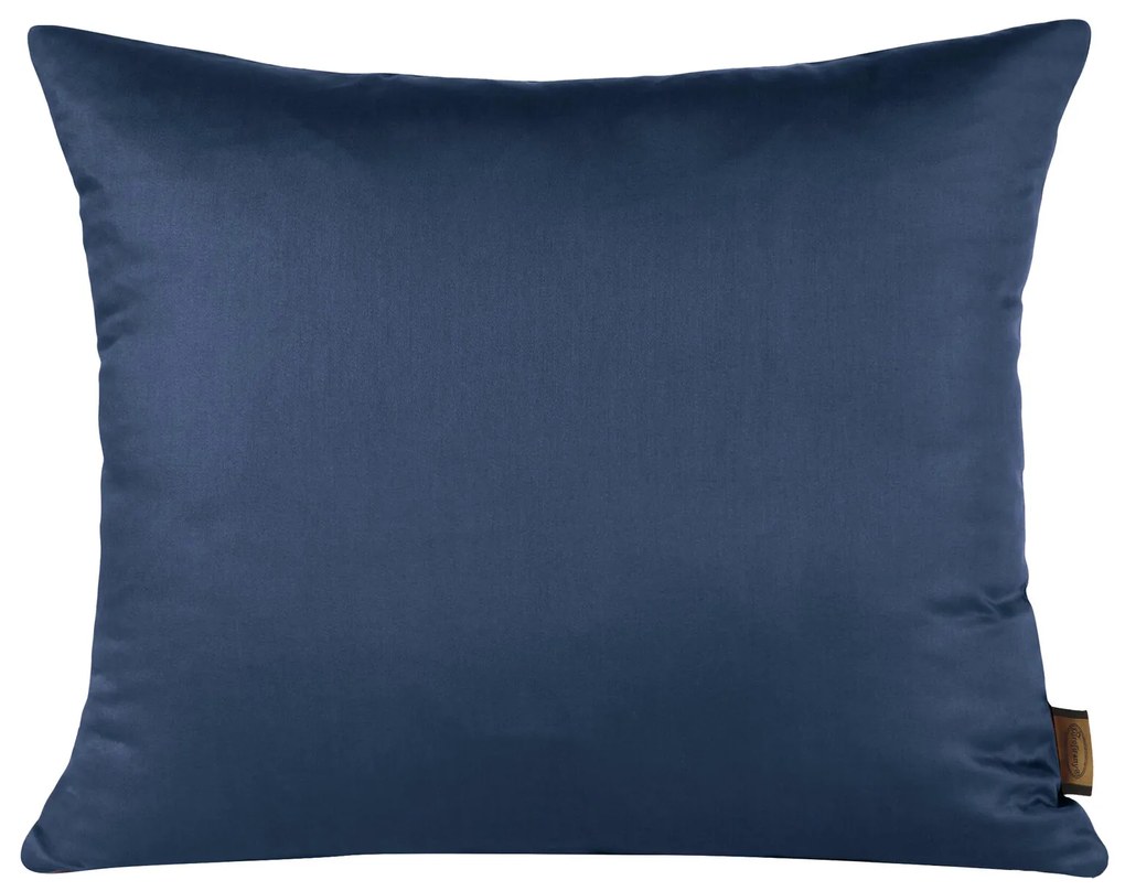 EUROFIRANY MAKOSATÉNOVÁ OBLIEČKA NA VANKÚŠ NOVA 50X70 CM TMAVOMODRÁ