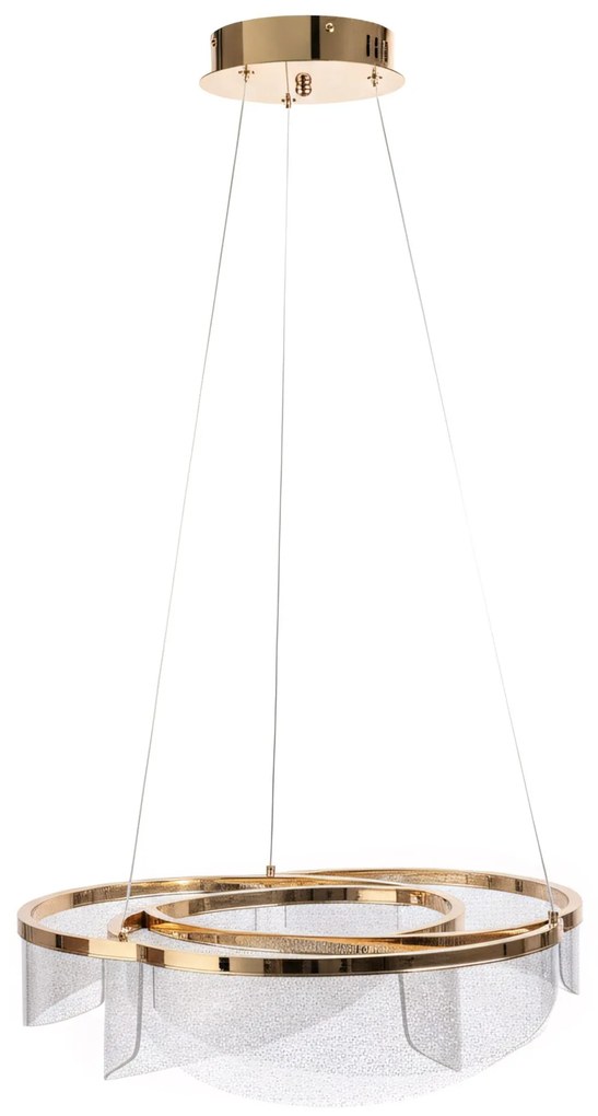 Toolight Toolight, stropné svietidlo 50cm, 57W, 4000K, 4000lm, LED G138-CP, zlatá, OSW-02622