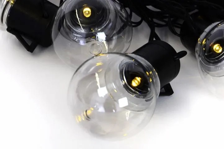 Nexos 55820 LED solárna svetelná reťaz s 10 žiarovkami